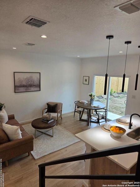 Furnished interior view inside a new home in , San Antonio (Image 36).