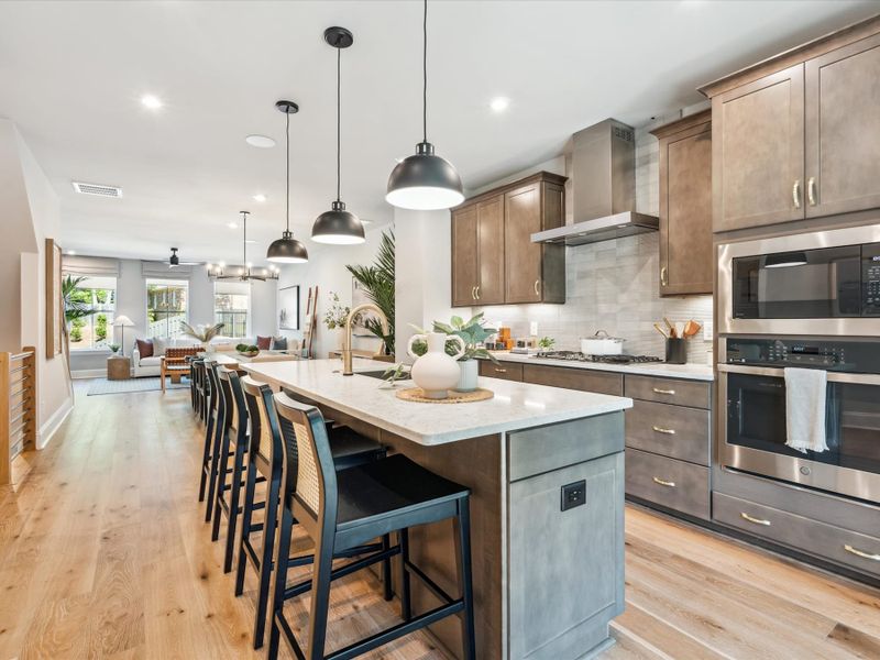 Representative furnished interior of a home built from the Hudson by Tri Pointe Homes in Old Town Village, Waxhaw (Image 8).