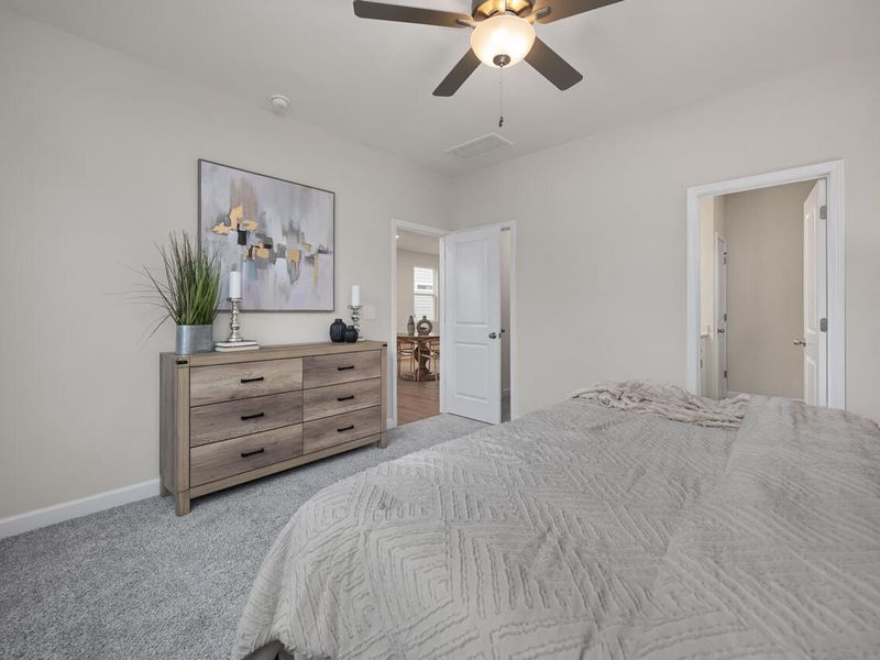Furnished interior view inside a new home in Gregory Village, Lillington (Image 14).