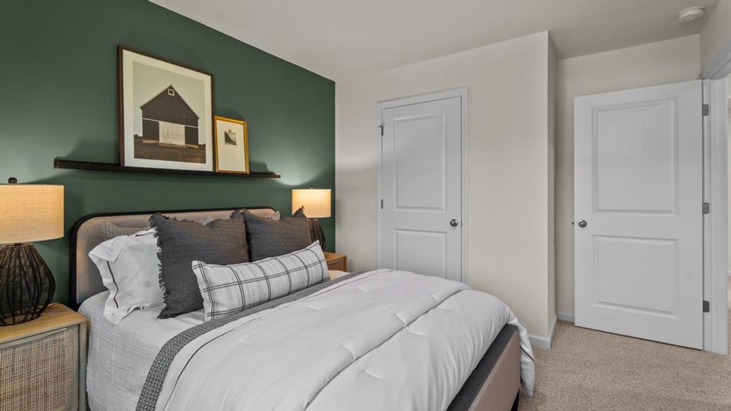 Representative furnished interior of a home built from the Belhaven by D.R. Horton in Foxtail, Yadkinville (Image 26).