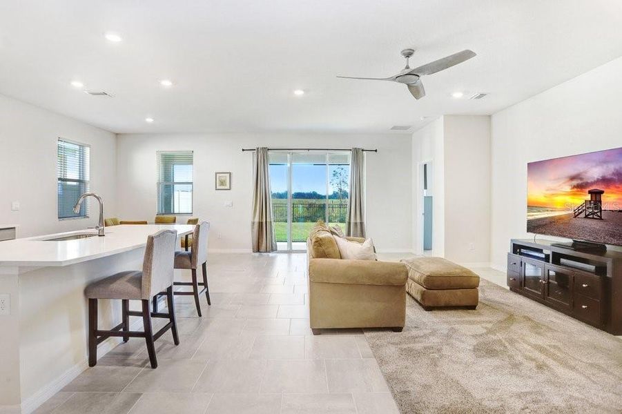Furnished interior view inside a new home in Westgate at Avalon Park, Wesley Chapel (Image 9).