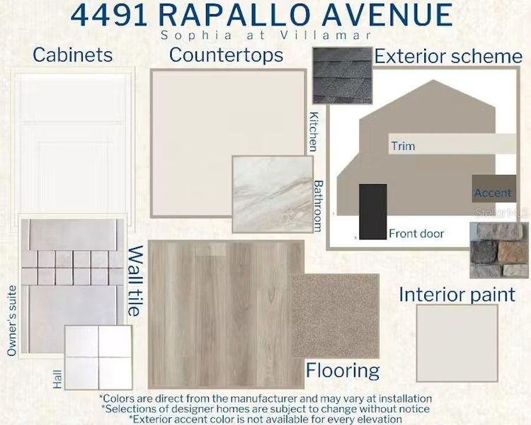 Sample of building materials used in homes in VillaMar, Winter Haven (Image 4). Sample of building materials used in homes in VillaMar, Winter Haven (Image 4).