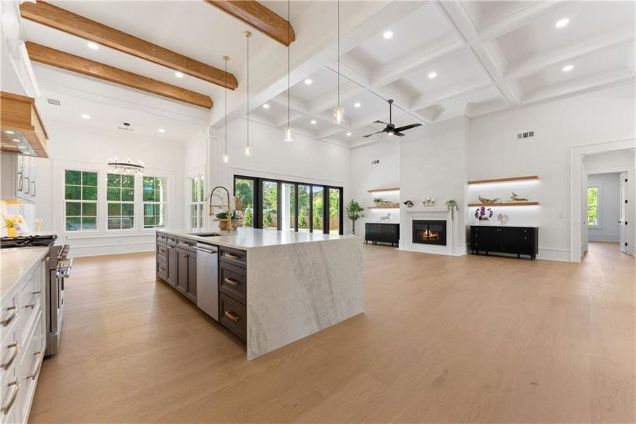Furnished interior view inside a new home in , Monroe (Image 13).