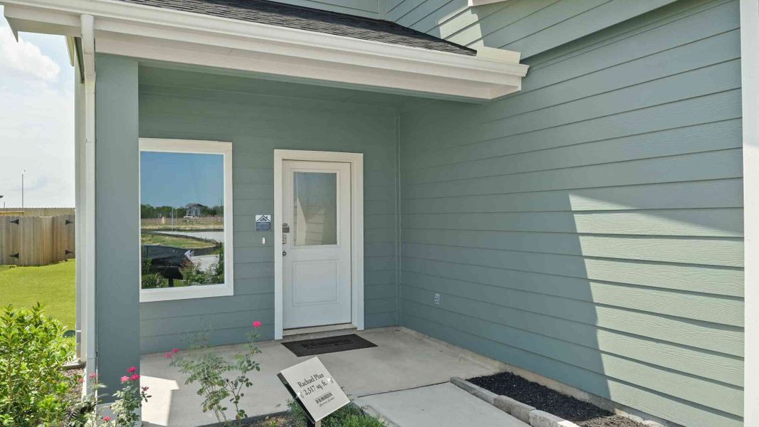 Representative exterior details of a home built from the Rachael - X30R by D.R. Horton in Holly Ridge, Rosenberg (Image 3). Representative exterior details of a home built from the Rachael - X30R by D.R. Horton in Holly Ridge, Rosenberg (Image 3).