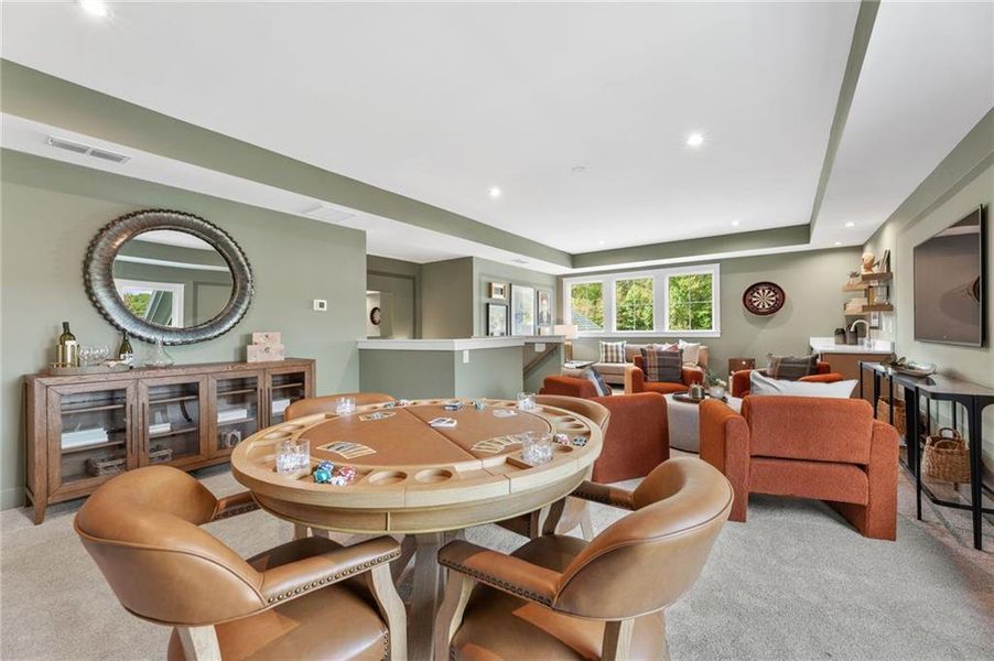 Furnished interior view inside a new home in The Courtyards by The Manor, Alpharetta (Image 38). Furnished interior view inside a new home in The Courtyards by The Manor, Alpharetta (Image 38).