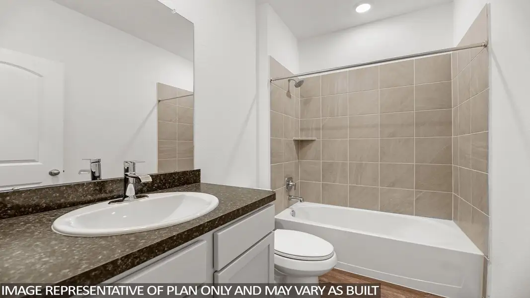 Furnished interior view inside a new home in River Ranch Trails, Dayton (Image 3).