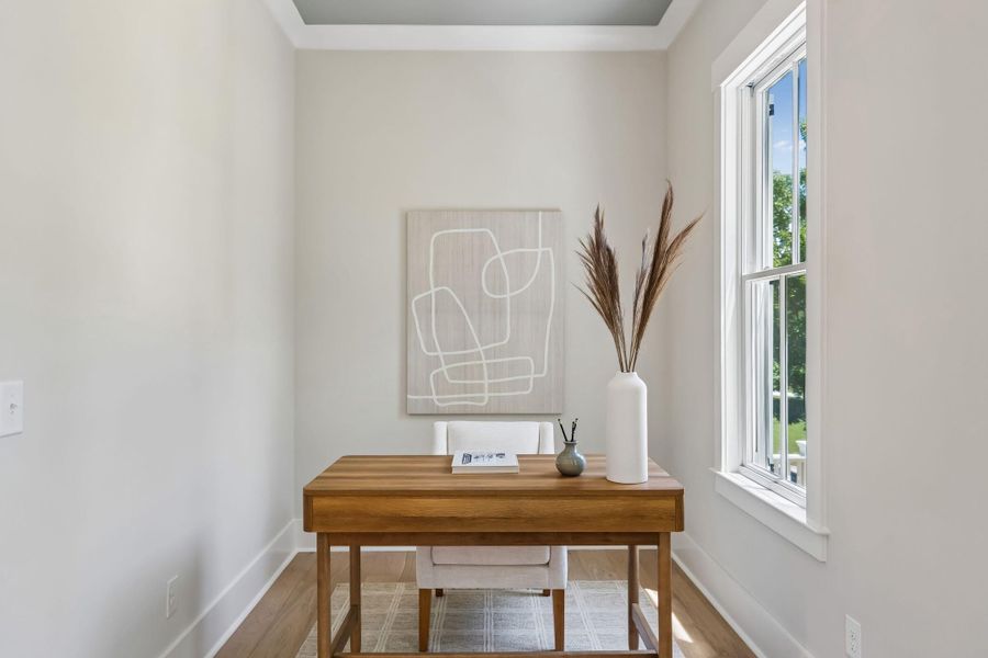 Furnished interior view inside a new home in , Charleston (Image 5).
