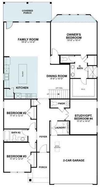 2D floor plan layout of this home in Barksdale, Leander, TX (Image 4). 2D floor plan layout of this home in Barksdale, Leander, TX (Image 4).