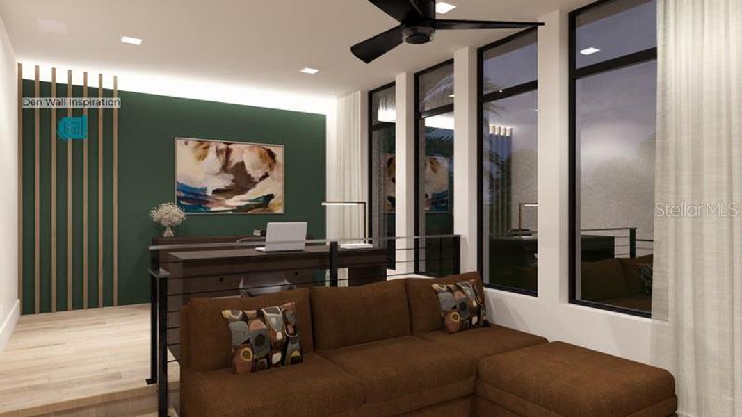 Furnished interior view inside a new home in , Tampa (Image 12).