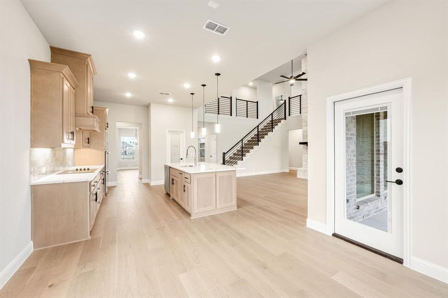 Furnished interior view inside a new home in Villages of Walnut Grove, Midlothian (Image 8).