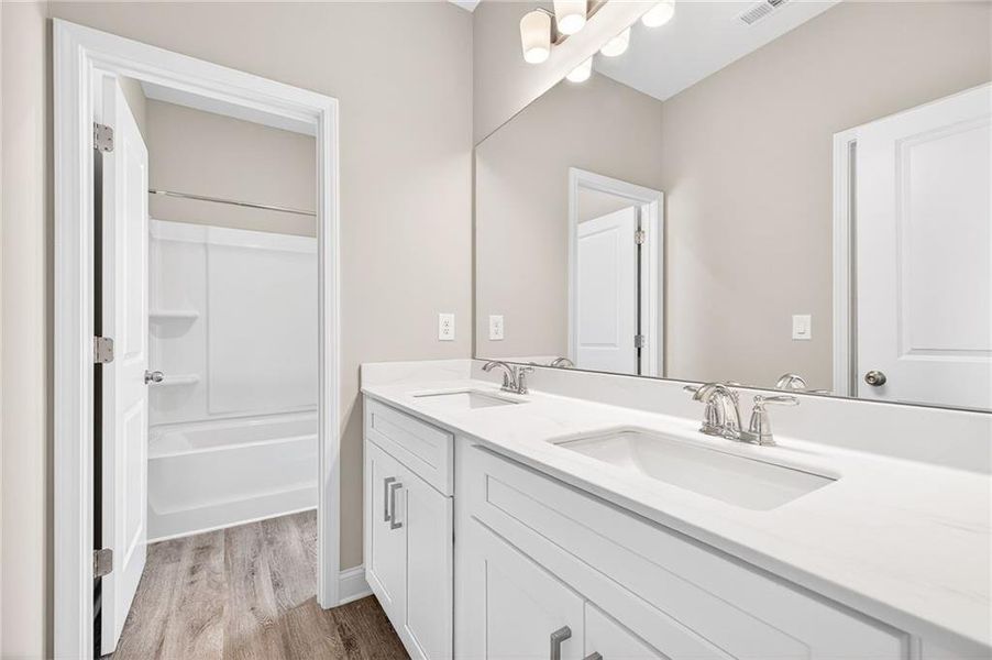 Furnished interior view inside a new home in , Hiram (Image 10).