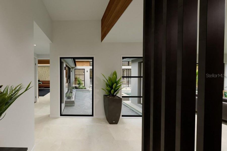 Furnished interior view inside a new home in , Myakka City (Image 7).