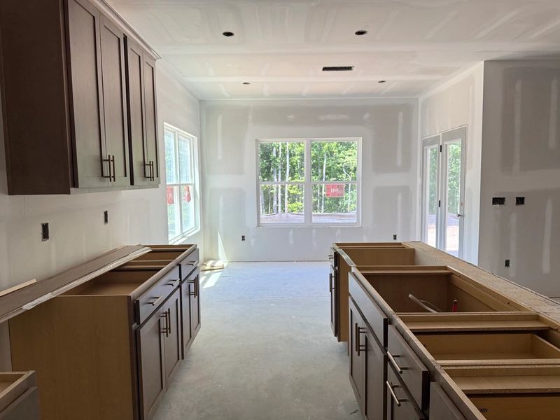 In-progress construction of a new home in The Point, Rolesville, NC (Image 10).