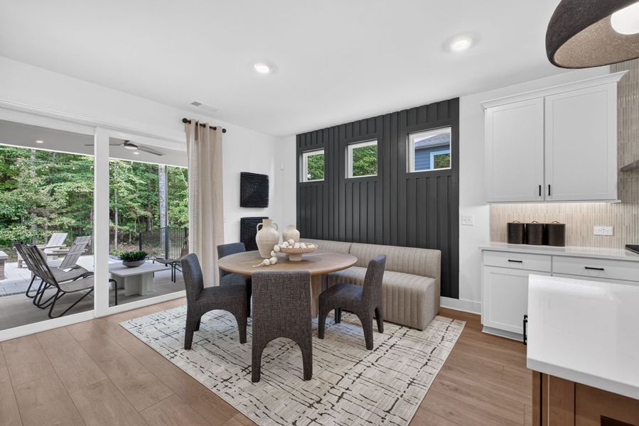 Representative furnished interior of a home built from the Wynfield by Pulte Homes in Bleckley Station, Ball Ground (Image 41).