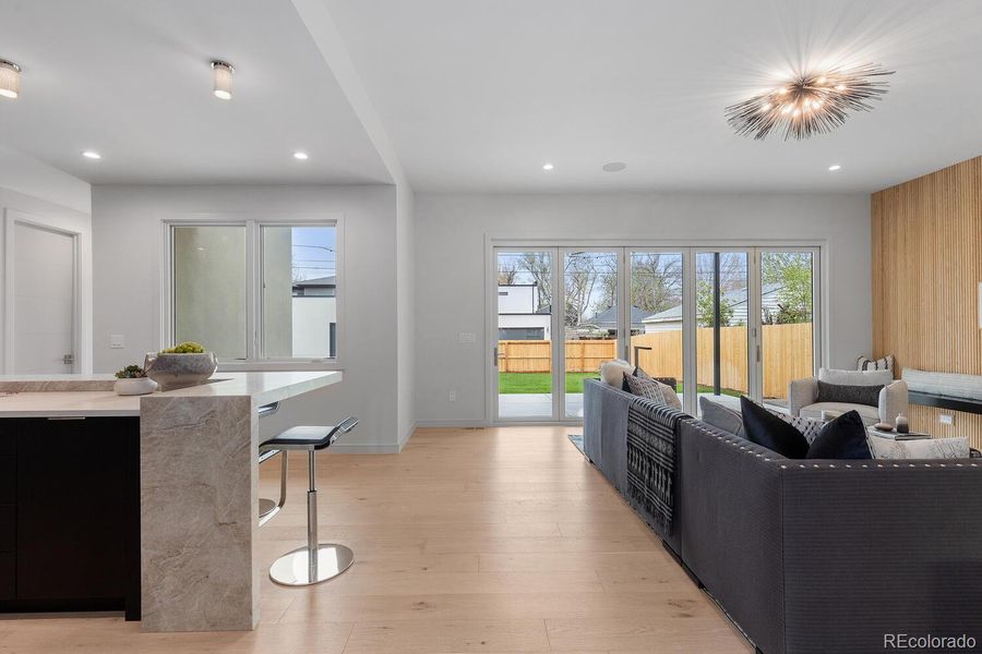 Furnished interior view inside a new home in , Denver (Image 15).
