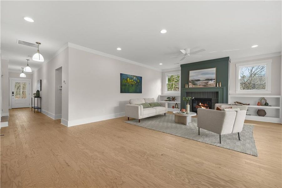 Furnished interior view inside a new home in , Scottdale (Image 22).