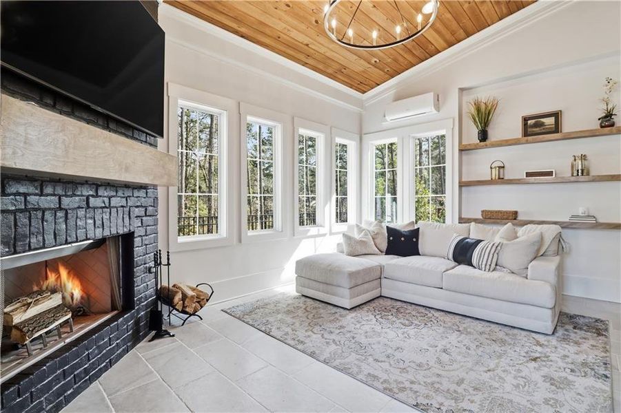 Furnished interior view inside a new home in , Woodstock (Image 14).