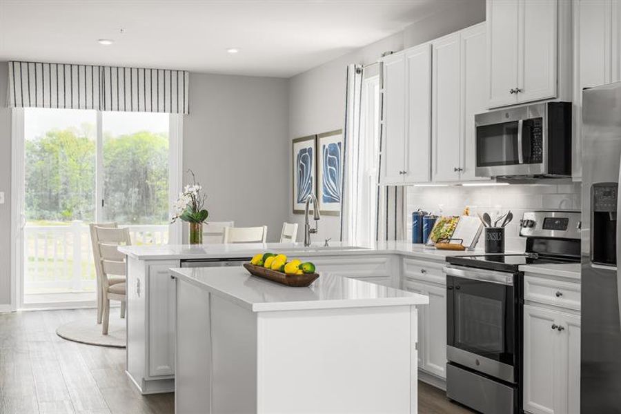 Representative furnished interior of a home built from the Traditional Clarendon by Ryan Homes in Northerly, Charlotte (Image 7).