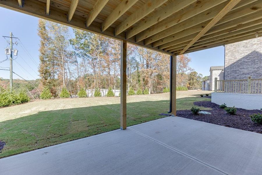 Exterior details and patio area of a home in , Buford (Image 3). Exterior details and patio area of a home in , Buford (Image 3).