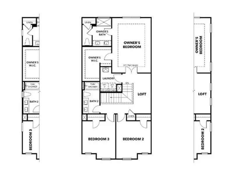 2D floor plan layout of this home in Hemingway, Cumming, GA (Image 4).