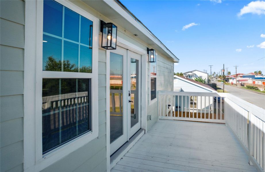 Exterior details and patio area of a home in , Galveston (Image 22). Exterior details and patio area of a home in , Galveston (Image 22).