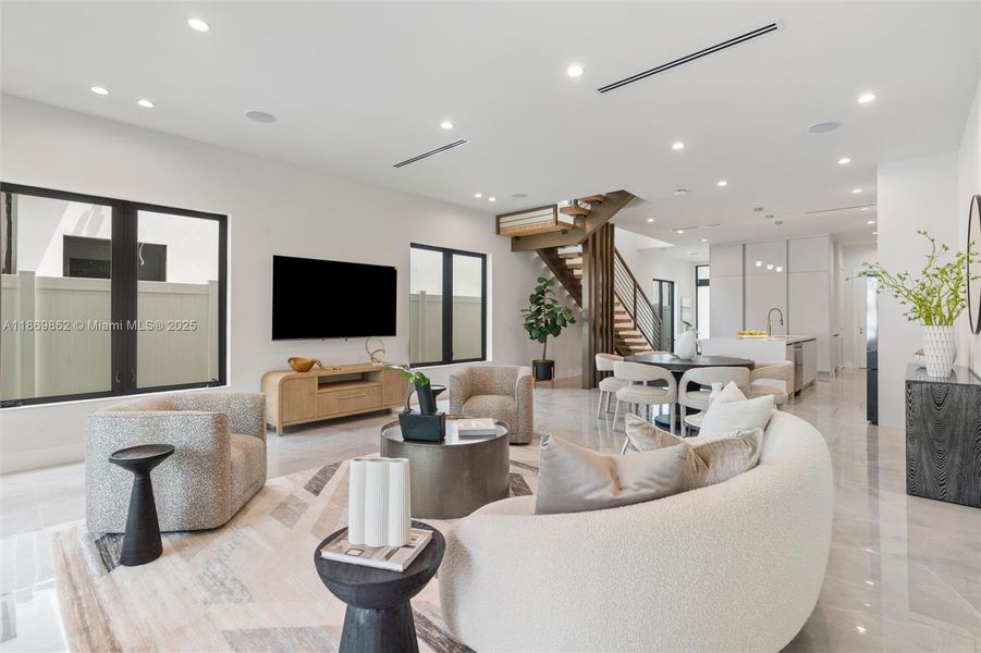 Furnished interior view inside a new home in , Fort Lauderdale (Image 5).