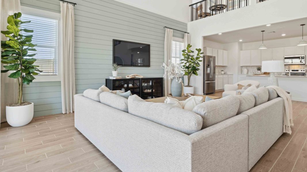 Representative furnished interior of a home built from the Stork by D.R. Horton in Apache Farms, Buckeye (Image 16).