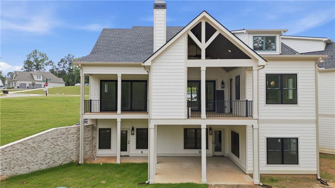Exterior details and patio area of a home in , Newnan (Image 29). Exterior details and patio area of a home in , Newnan (Image 29).