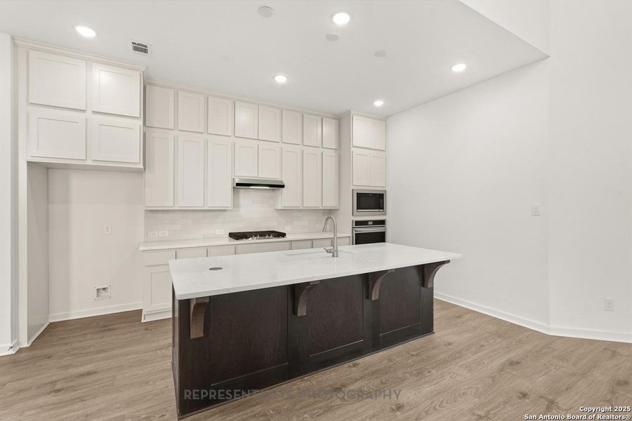 Furnished interior view inside a new home in Davis Ranch: 45ft. lots, San Antonio (Image 3).