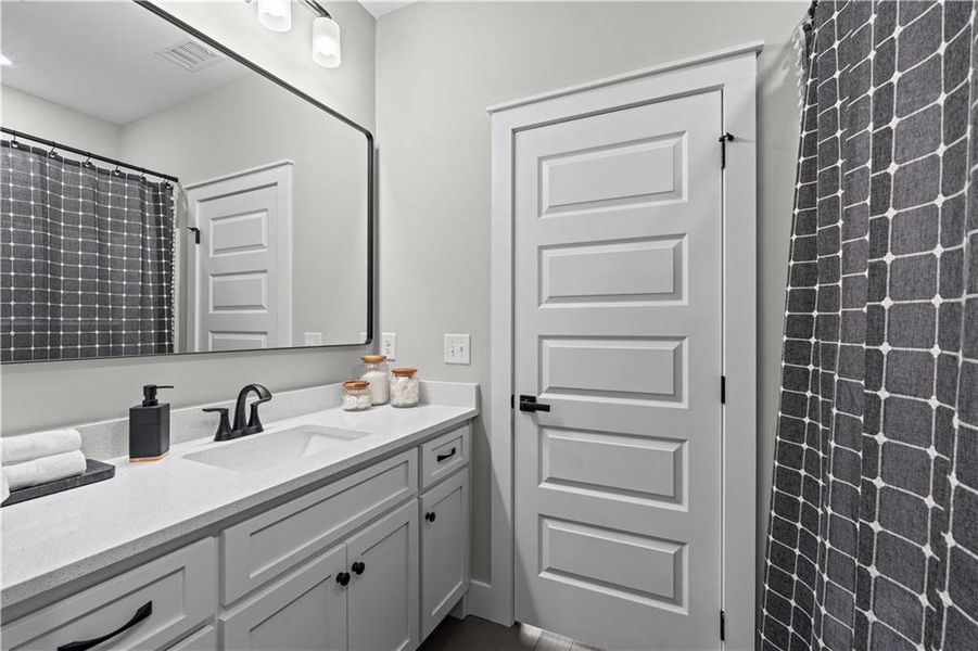 Furnished interior view inside a new home in , Fayetteville (Image 13). Furnished interior view inside a new home in , Fayetteville (Image 13).
