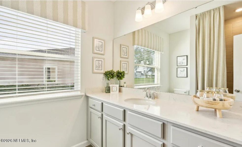Furnished interior view inside a new home in Silver Falls Single Family at SilverLeaf, St. Augustine (Image 6).