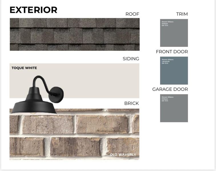 Sample of building materials used in homes in Lockwood, Collierville (Image 4). Sample of building materials used in homes in Lockwood, Collierville (Image 4).