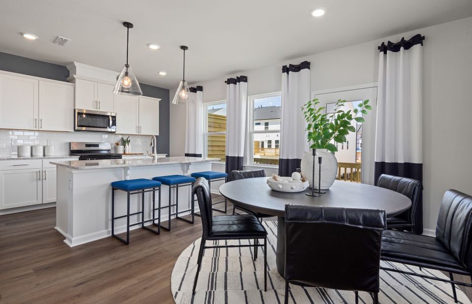 Representative furnished interior of a home built from the Joliet by Pulte Homes in Lakeside Townes at Riverlights, Wilmington (Image 6).