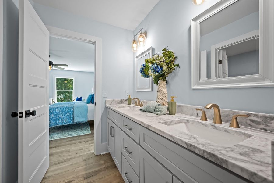 Furnished interior view inside a new home in , Johns Island (Image 13).