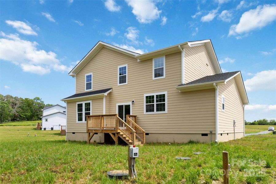 Exterior details and patio area of a home in , Monroe (Image 19).