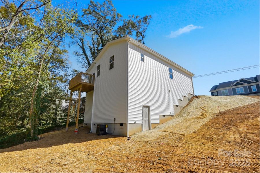 Walk-out crawl space perfect for storage Walk-out crawl space perfect for storage