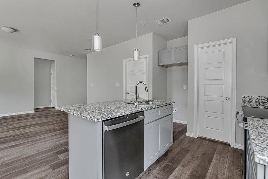 Furnished interior view inside a new home in , Fort Worth (Image 8). Furnished interior view inside a new home in , Fort Worth (Image 8).