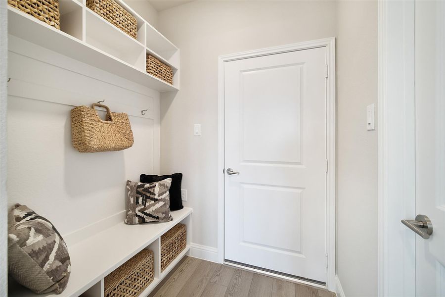 Furnished interior view inside a new home in Elyson, Katy (Image 27).