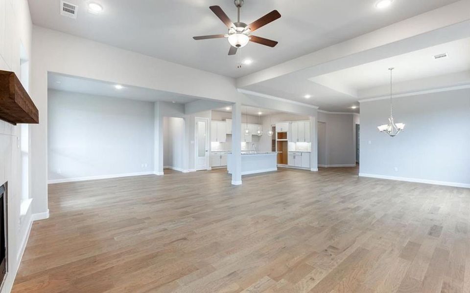 Representative unfurnished interior of a home built from the Santa Barbara by CastleRock Communities in Solterra, Mesquite (Image 16).