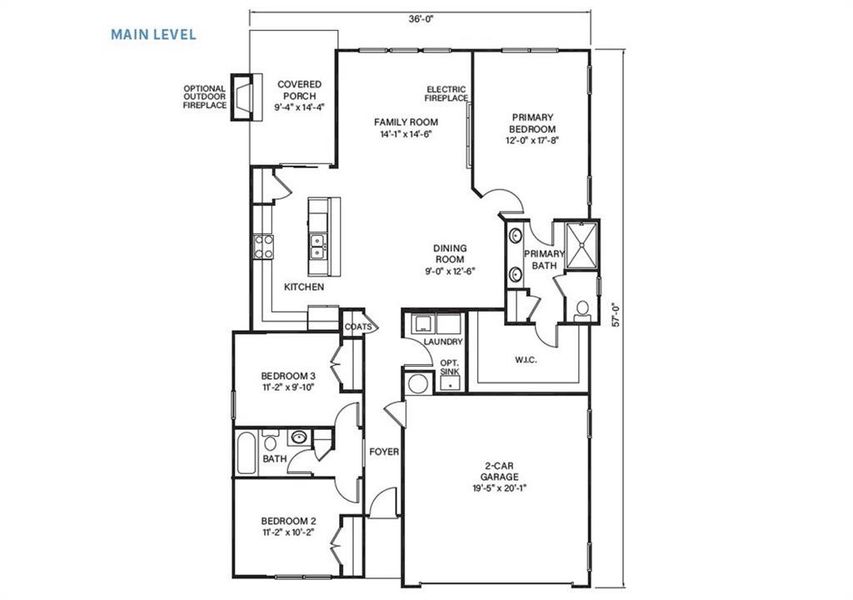 2D floor plan layout of this home in , Waleska, GA (Image 4).