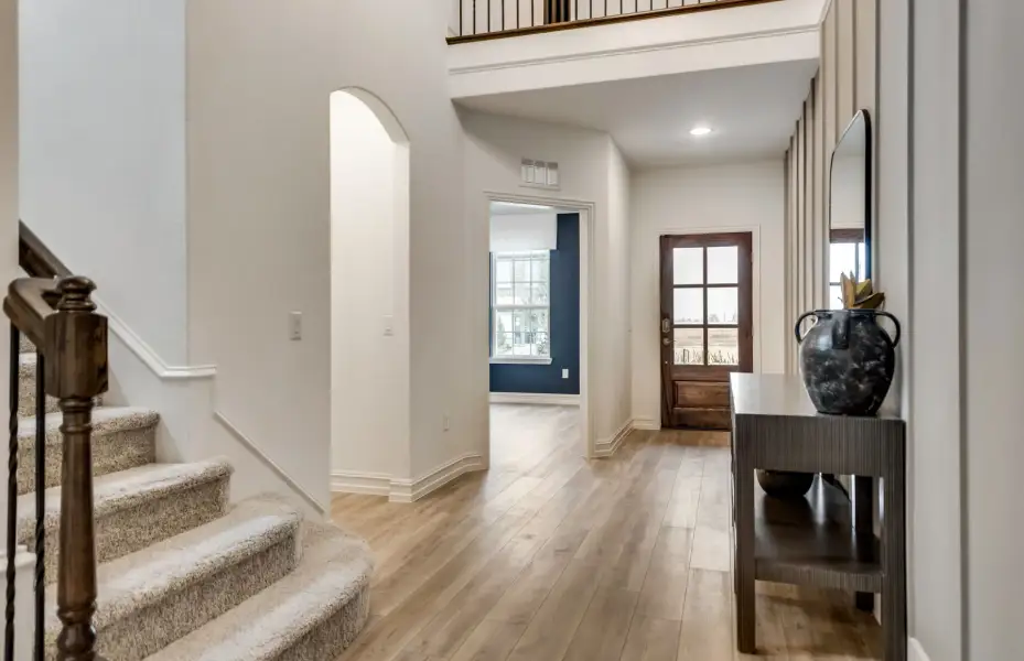 Representative furnished interior of a home built from the Wheeler by Pulte Homes in Spring Branch Preserve, Montgomery (Image 11).