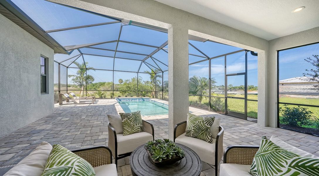 Representative exterior details of a home built from the Endless Summer 4 by Neal Communities in Vistera of Venice, Venice (Image 21).