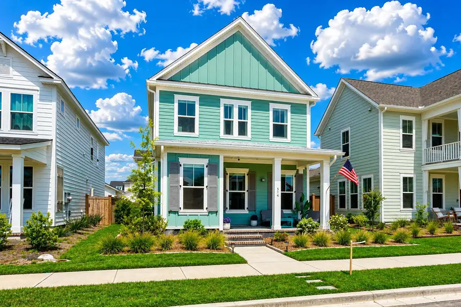Front exterior of a new home in , Summerville, SC, highlighting curb appeal (Image 2). Front exterior of a new home in , Summerville, SC, highlighting curb appeal (Image 2).