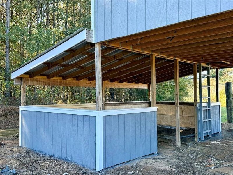 In-progress construction of a new home in , Buchanan, GA (Image 31).