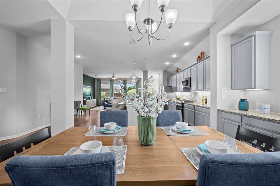 Furnished interior view inside a new home in Tavolo Park Cottages, Fort Worth (Image 18).
