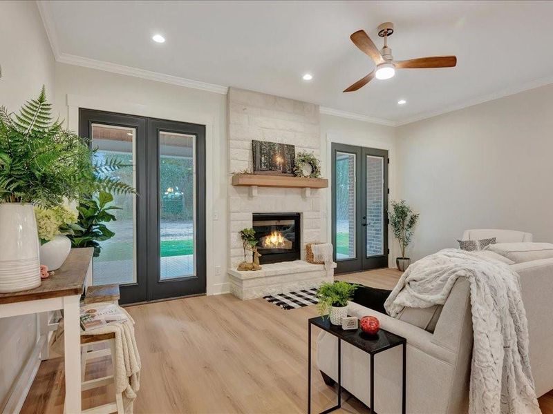 Furnished interior view inside a new home in , Lufkin (Image 19). Furnished interior view inside a new home in , Lufkin (Image 19).