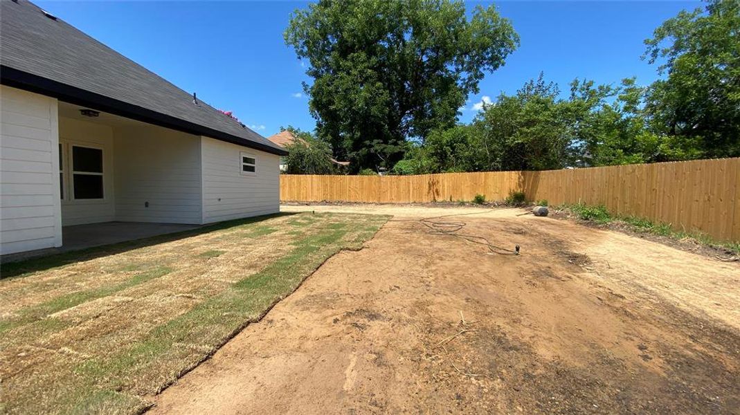 View of yard featuring a patio area