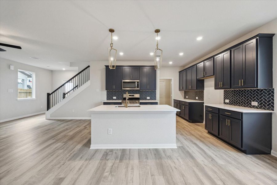 Furnished interior view inside a new home in , Katy (Image 9).
