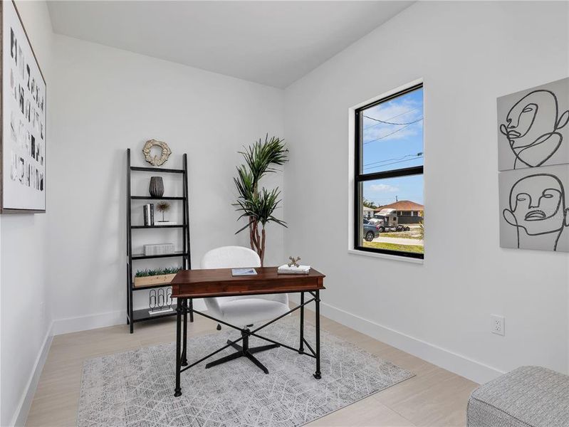 Furnished interior view inside a new home in , Cape Coral (Image 36).