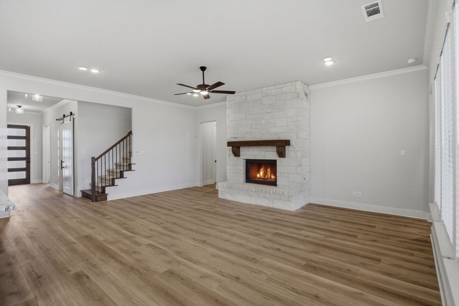 Spacious, unfurnished interior of a new home in Fannin Ranch, Leonard (Image 19).